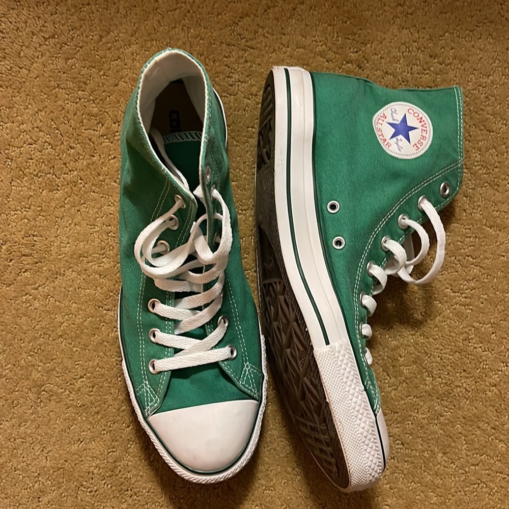 Classic Green Converse High Tops